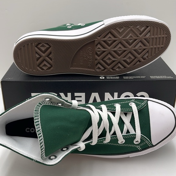 Converse Men’s CTAS LIFT HI
MIDNIGHT CLOVER/WHITE/BLACK A09987C Platforms Sneakr - Picture 6 of 16